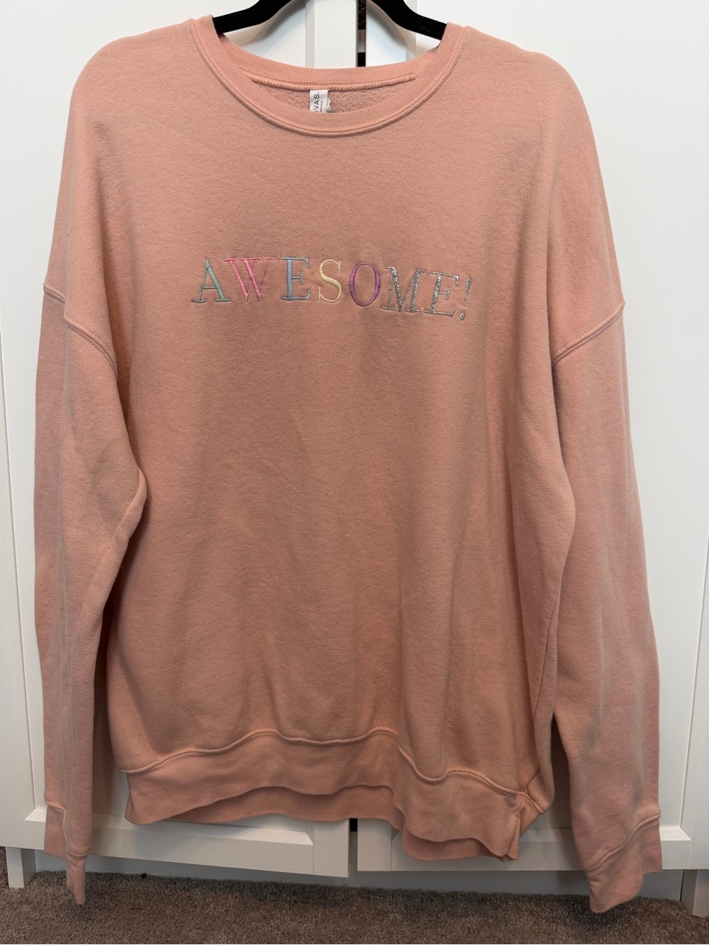 XL Taylor Swift AWESOME! Pink Crewneck Sweater